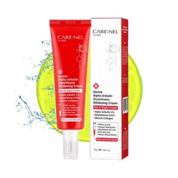 CARENEL Derma Alpha Arbutin Glutathione Whitening Cream